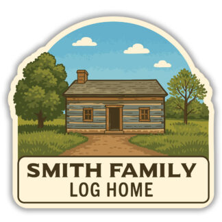 Smith Family Log Home sticker