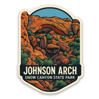 Snow Canyon State Park Sticker Johnson Arch