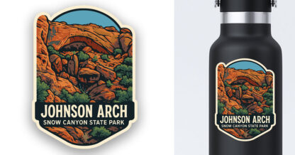 Snow Canyon State Park Sticker Johnson Arch Preview