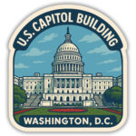 Sticker of the US Capitol Building