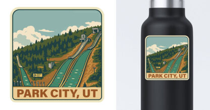 Utah Olympic Park Sticker