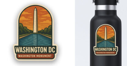 Washington Monument Sticker Preview