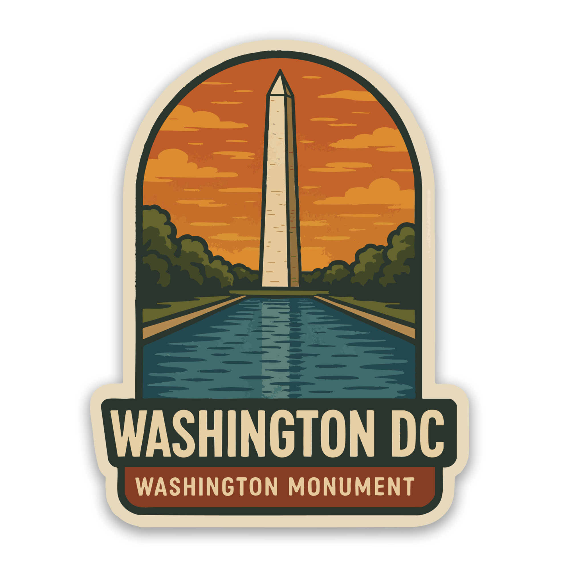 Washington Monument Sticker