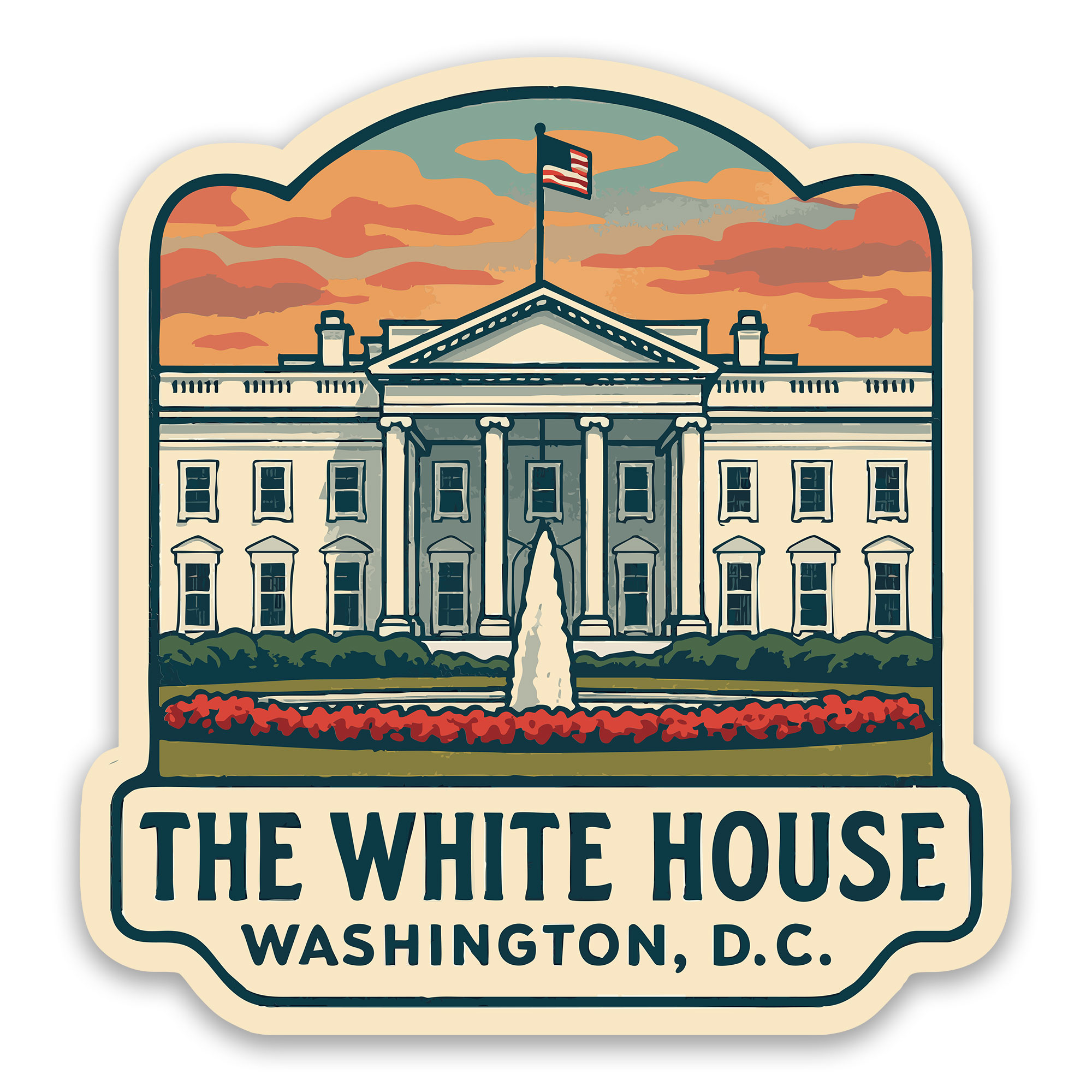 White House Sticker