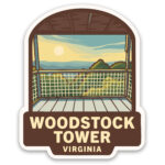 Woodstock Tower Sticker VA