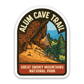 Alum Cave Sticker Great Smoky Smoky Mountains National Park