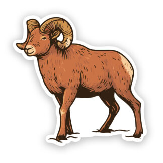 Big Horn Sheep Sticker