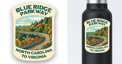 Blue Ridge Parkway Sticker Preview