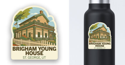 Brigham Young St George Utah Sticker Preview