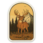 Deer Sticker Buck in Mountains