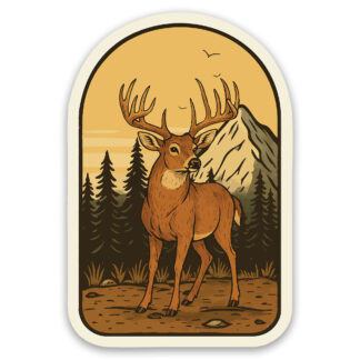 Deer Sticker Buck in Mountains