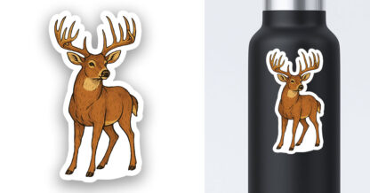 Deer Sticker Preview
