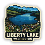 Liberty Lake Washington Sticker