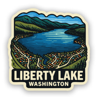 Liberty Lake Washington Sticker