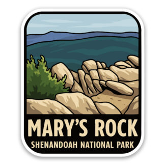 Mary's Rock Sticker Shenandoah National Park Sticker