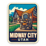 Midway Utah Sticker
