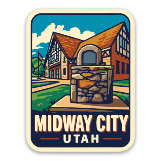 Midway Utah Sticker