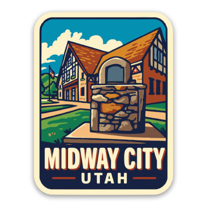 Midway Utah Sticker
