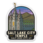 Salt Lake City Temple Sticker
