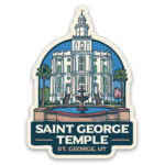 St George Temple Sticker