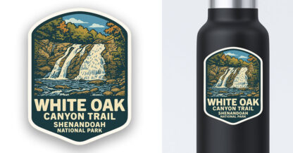 White Oak Canyon Trail Sticker Preview