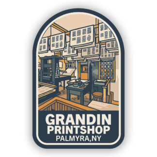Grandin Print Shop Sticker
