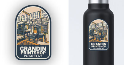 Grandin Printshop sticker preview