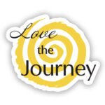 Love The Journey Bluff Dwellings Sticker White