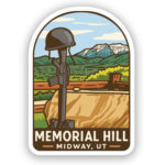 Midway Utah Sticker Memorial Hill