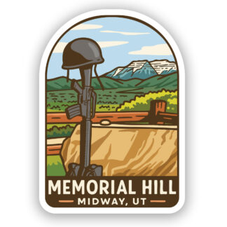 Midway Utah Sticker Memorial Hill