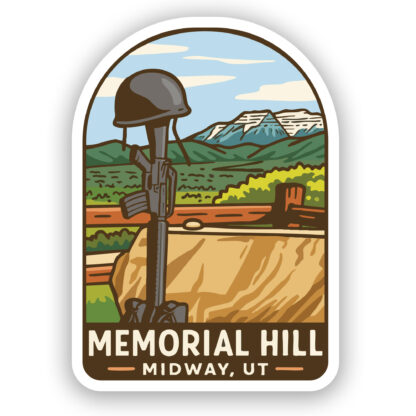 Midway Utah Sticker Memorial Hill