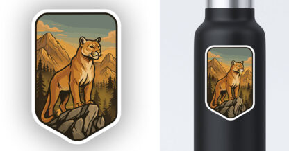 Mountain Lion Sticker Preview