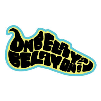 Rock Climbing Shoe Sticker