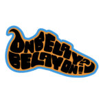 Rock Climbing Shoe sticker orange
