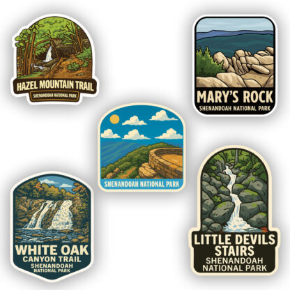 Shenandoah National Park Sticker Bundle 5 pack