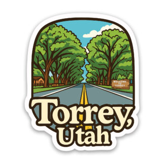 Torrey Utah Sticker Main Street