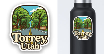 Torrey Utah Sticker Main Street Preview