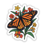 Butterfly sticker