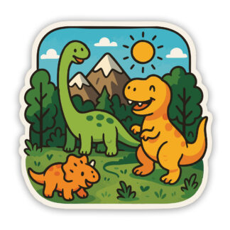 Dinosaurs sticker