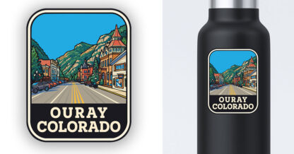 Ouray Colorado sticker Main street - Image 2