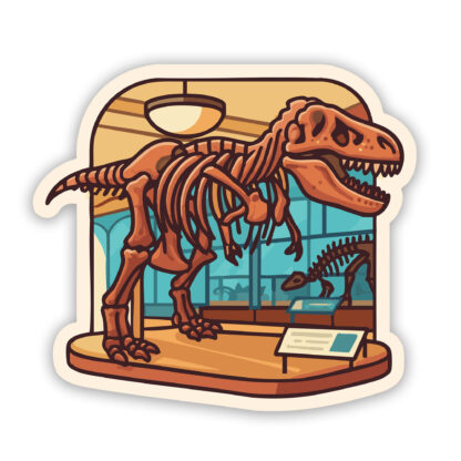 T Rex Skeleton sticker