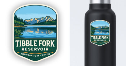 Tibble Fork Reservoir sticker