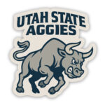 Utah State Aggie Bull Sticker