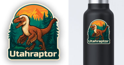 Utahraptor sticker