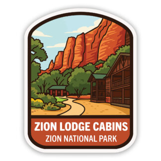 Zion National Park Sticker Zion Lodge