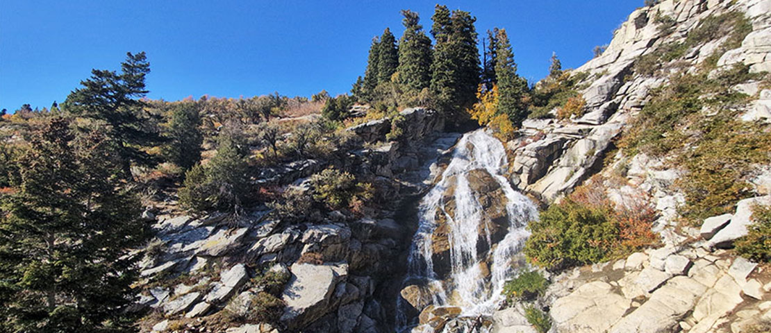 Horsetail Falls Alpine Utah Waterfall