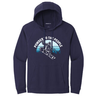 Powder to the people hoodie snowboarder
