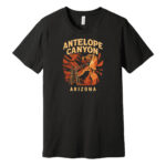 Antelope Canyon T Shirt Heather Black