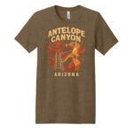 Antelope Canyon T Shirt Heather Brown