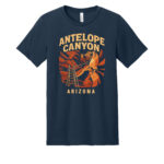 Antelope Canyon T Shirt Heather Navy